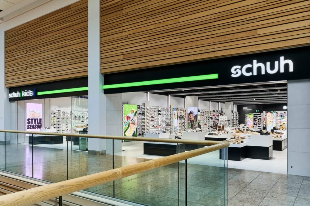 Schuh Refurbished Meadowhall Storefront