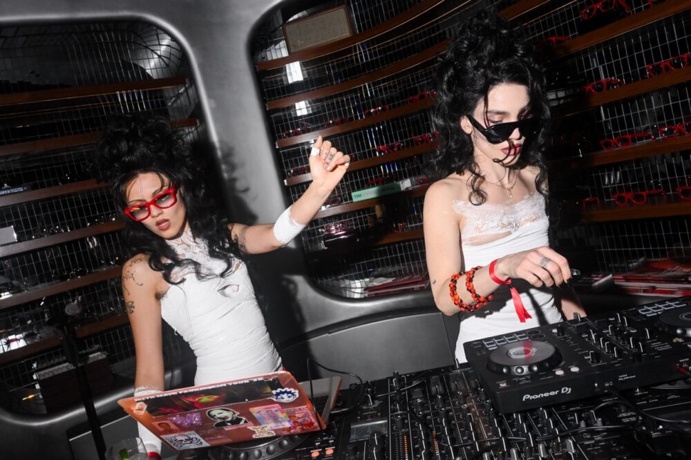 Angelica Ballesteros, Danuela Lalita performing at the Ray Ban House