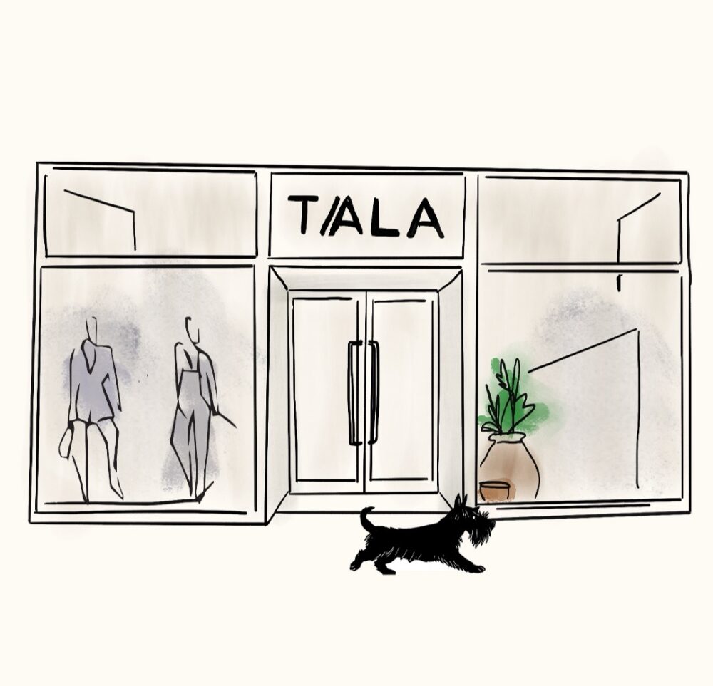 TALA Shop Front Illustration 